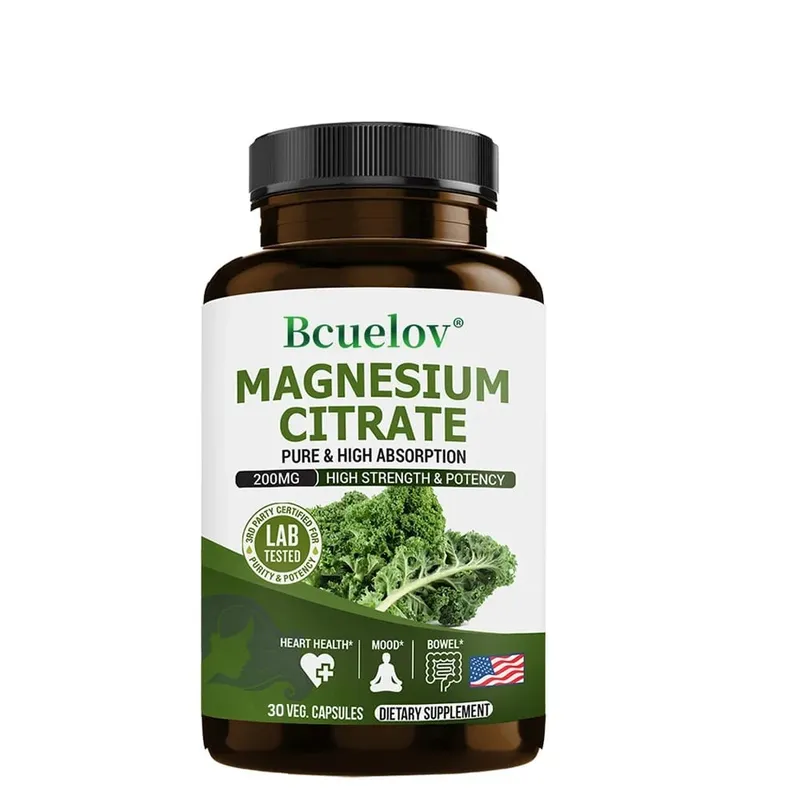 Magnesium Citrate Supplement - Highly Absorbed Relieves Constipation Relaxes Nerves Supports Heart Health Muscles and Bones — image 9