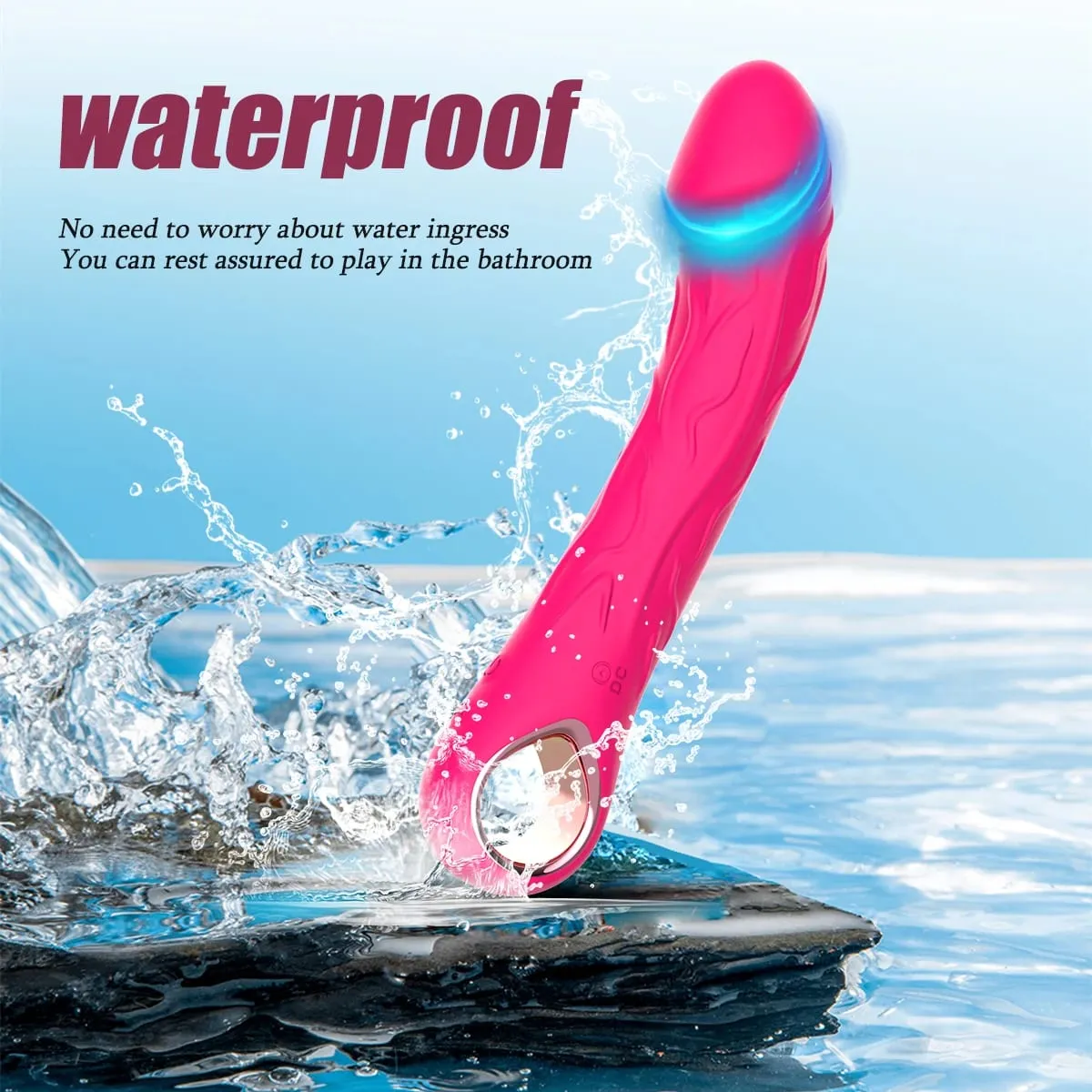 Stimolatore del clitoride del punto G delle donne del vibratore del pene Potente massaggiatore di vibrazione Bacchetta stimolatore del clitoride Giocattoli adulti del sesso Masturbatore — image 3