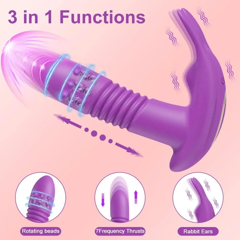 Kadınlar için APP Sokma Vibratör Dönen Teleskopik Yapay Penis Bluetooth G Noktası Klitoris Stimülatörü Seks Oyuncak Kadın Mastürbasyon — image 3