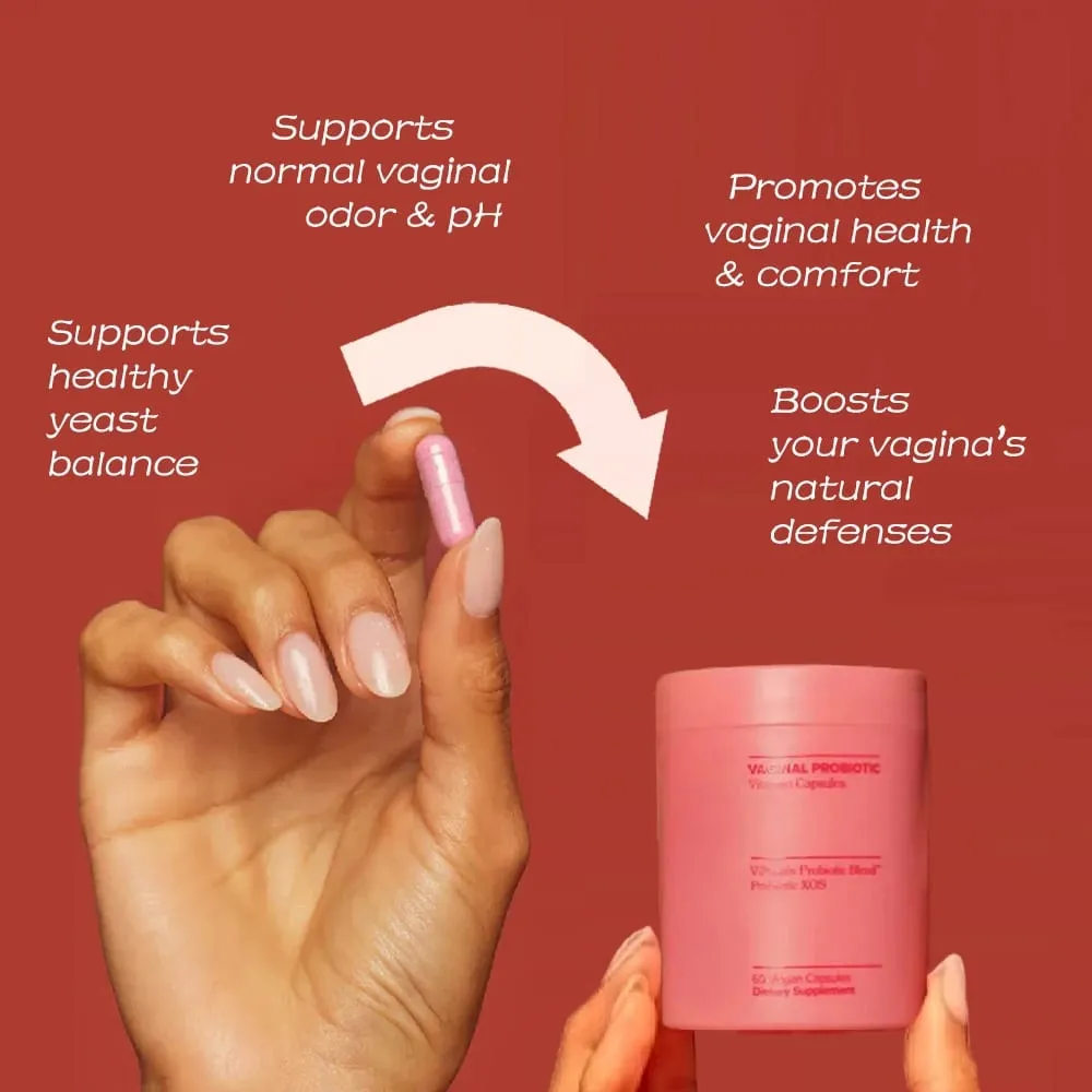 Kapsul Vitamin Probiotik Faraj Wanita Menyokong Saluran Kencing dan Kesihatan Faraj Campuran Probiotik Lactobaccilus & V-Positiv — image 4