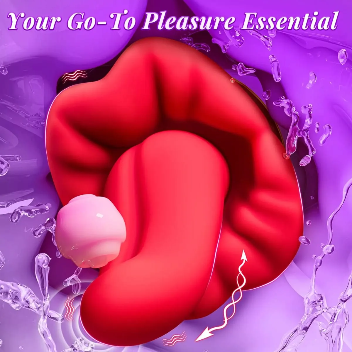 2025 Baru Ayunan Lidah Menjilat Vibrator Menyucuk Dildo Puting Perangsang Klitoris Melancap Wanita Alat Seks Oral untuk Wanita — image 4