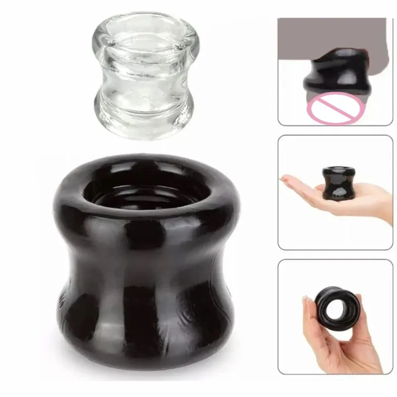 Stretcher แหวนอวัยวะเพศชาย Enlarger Erection ซิลิโคนสำหรับอวัยวะเพศชาย Extender Testis Restraints อวัยวะเพศชายแหวนของเล่น — image 2