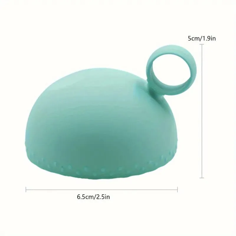 Silicone Makeup Brush Cleaner Bowl 1pcs Unscented Brush Cleaning Mat with Scrubber Pad for Eyebrow Blush Facial & Eye Brushes — image 3