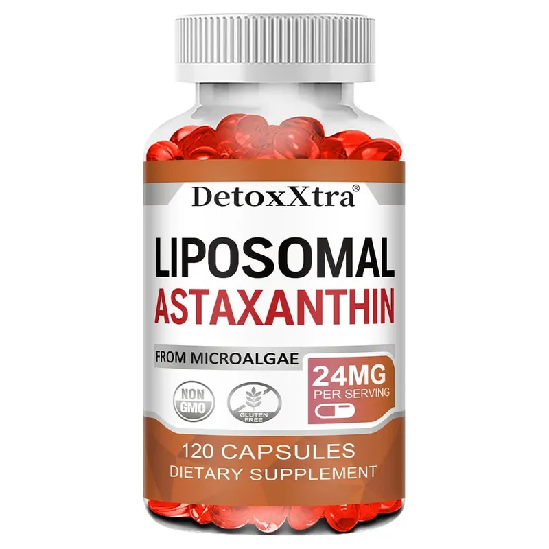 Liposomal Astaxanthin 24mg Antioksidan Premium Penyerapan Tinggi Menyokong Metabolisme Kulit Mata Kesihatan Sendi & Imun Bukan GMO — image 9