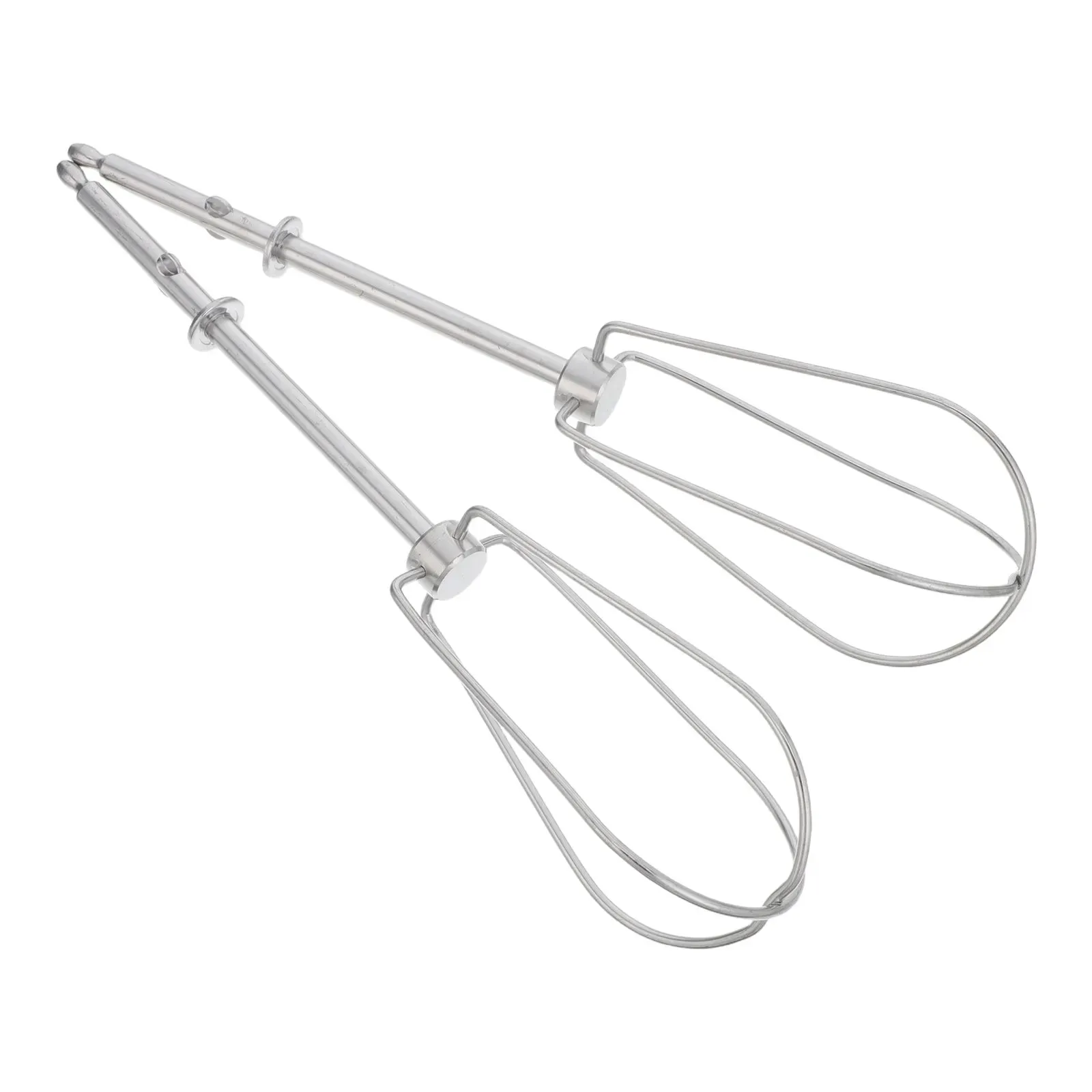 2-teiliger Edelstahl-Schneebesen-Ersatz für Handmixer – hocheffizienter Schneebesen-Aufsatz, leicht zu reinigende Schneebesen — image 2