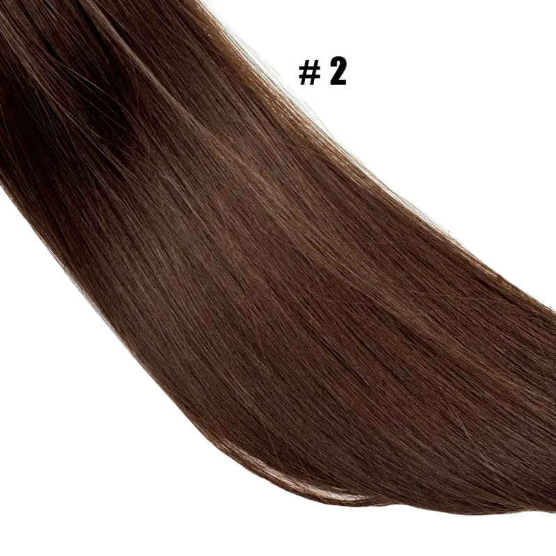 kiikiigirl Korea Beliebte Baumwollschnur Twins Feathers Haarverlängerungen Reines Remy Haar Vorgebundene Haarverlängerungen — image 10