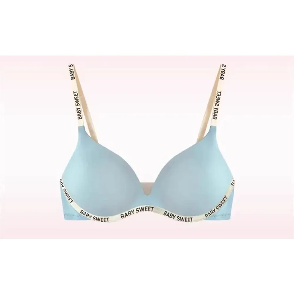 Neue Dopamin Farbe Nahtlose Drahtlose Bh Set Push-Up Sammeln Sexy Dessous Höschen Unterwäsche Für Frauen 32 ‑ 38AB bh set — image 6