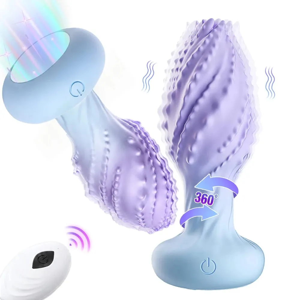 360° rotation vrikke Fjernbetjening Vibrator Butt Plug til Mænd Prostata Massager Gay Anal Vibrator Anal Plug Voksne Sexlegetøj — image 1