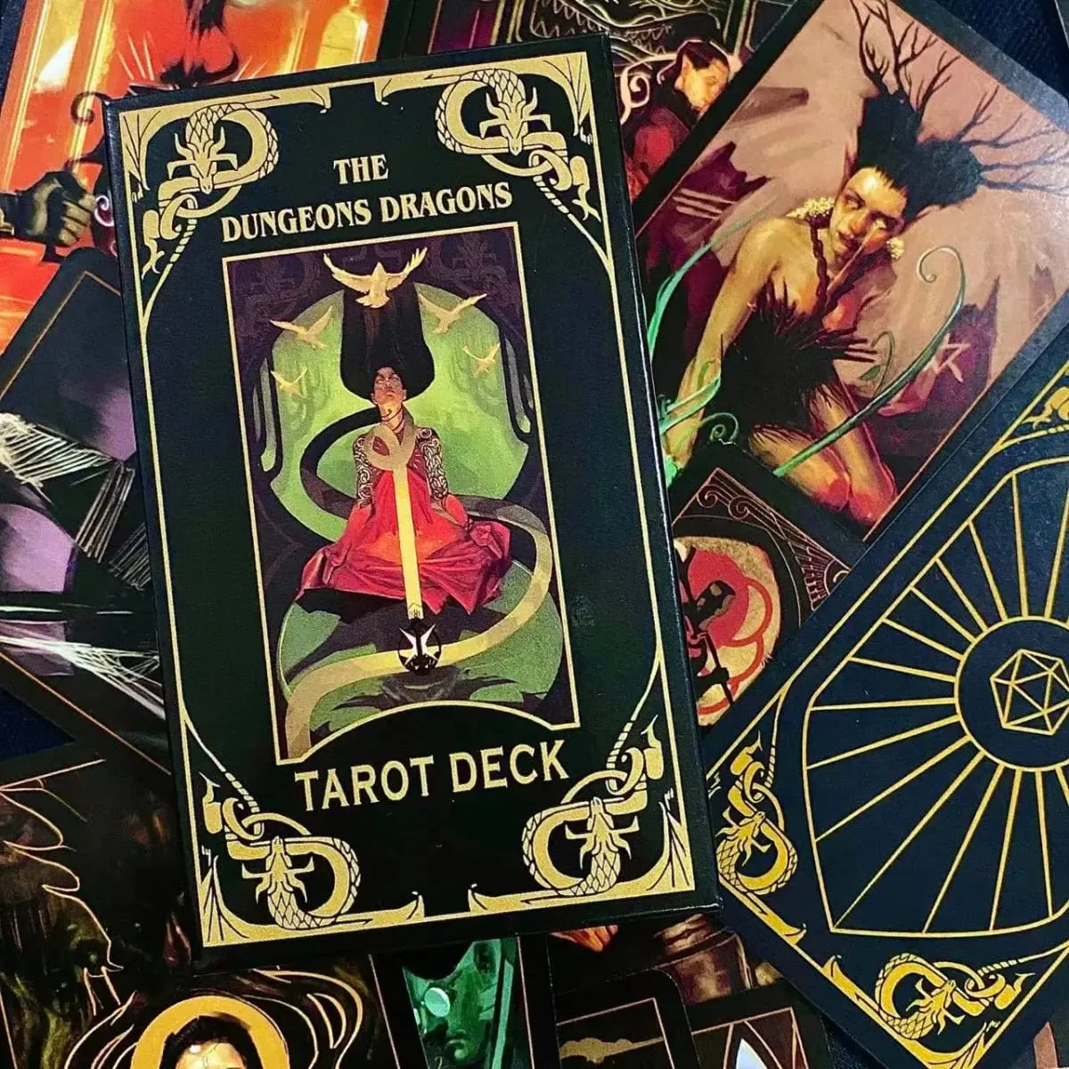 10.3*6cm The Dungeons Dragons Tarot 78 Pcs Cards