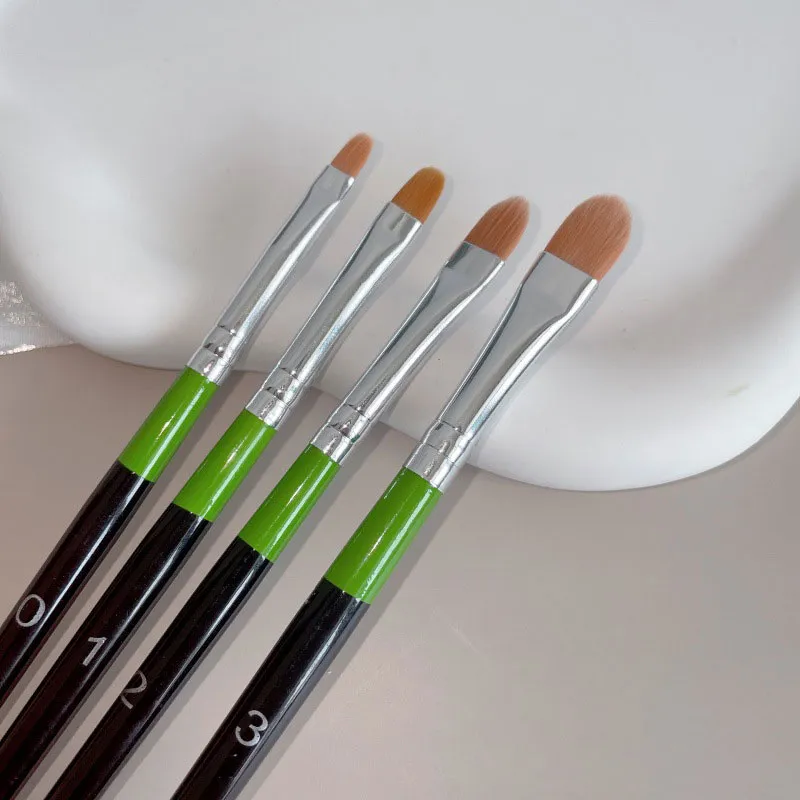 1/4/5pc Foundation Makeup brushes Maliit na Detalyadong Concealer Make up brush wood handle cosmetic tool — image 2