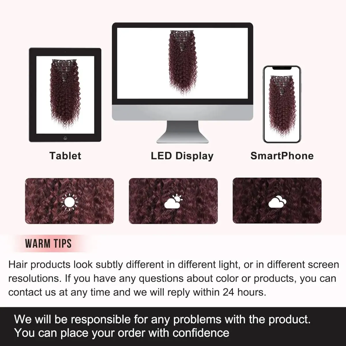 9PCS ที่ยอดเยี่ยม Handstitching คลิปในส่วนขยายของผม 22 นิ้ว CURLY Hair EXTENSION ยาวนุ่มสังเคราะห์ Hairpieces สำหรับผู้หญิง — image 6