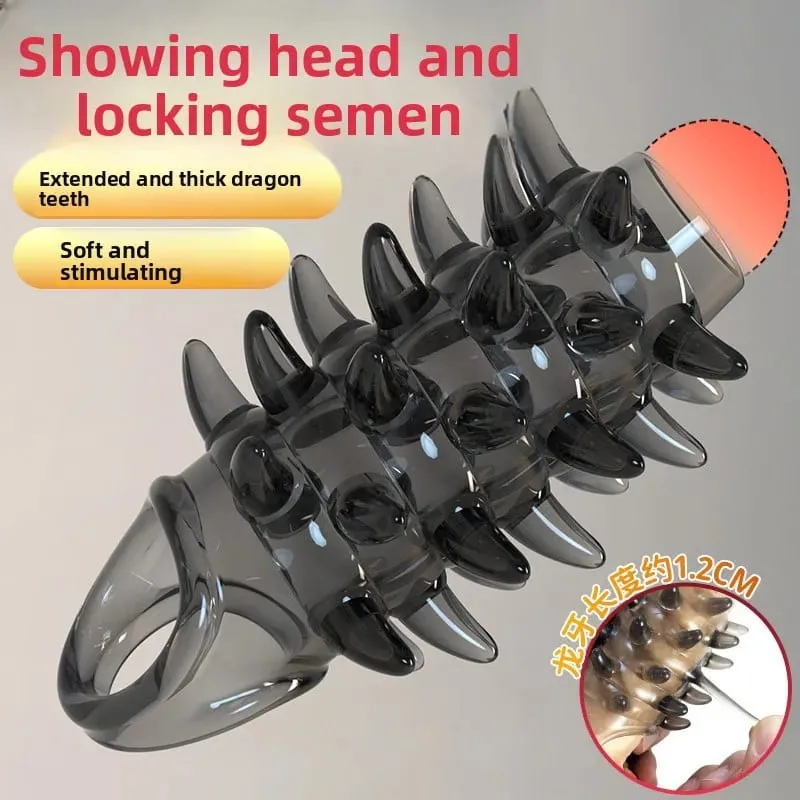 4 tip Penis Büyütme Kollu Penis Extender Ereksiyon Horoz Halka Gecikme Boşalma Erkekler için Seks Oyuncakları Yetişkin Seks Oyunu — image 4