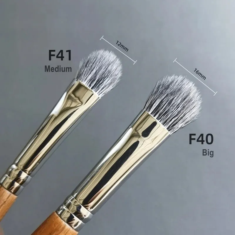 Kuas Eye Shadow Blending Kuas Rias Eyeshadow Alat Rias Rambut Kambing Alami Berbulu Lembut — image 4