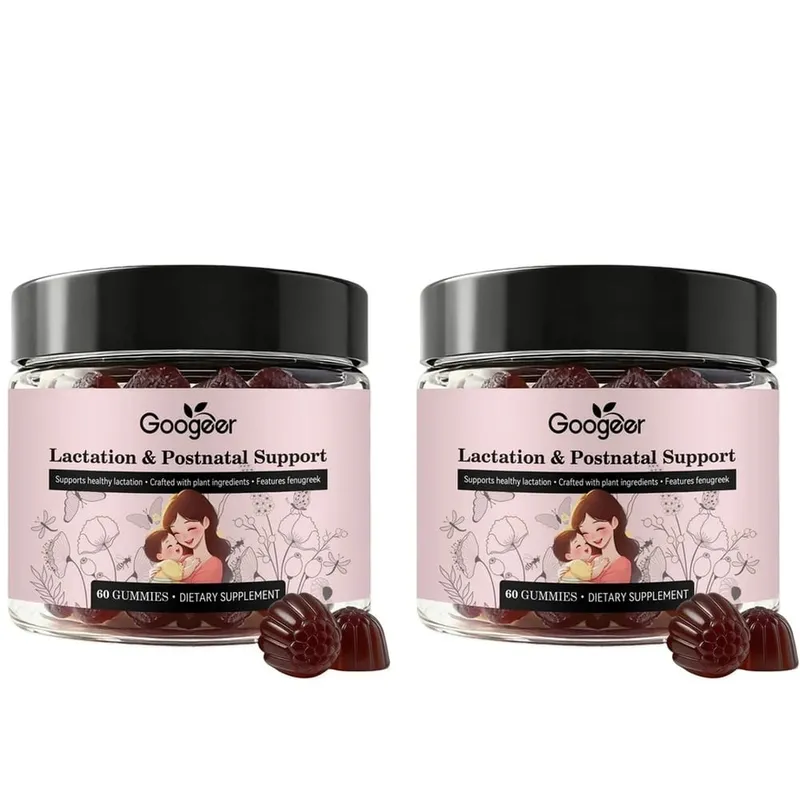 Googeer Lactation Support Gummies พร้อม DHA และ Choline Fenugreek และ Fennel Extract Moringa สำหรับโภชนาการหลังคลอด 60 Gummies — image 8