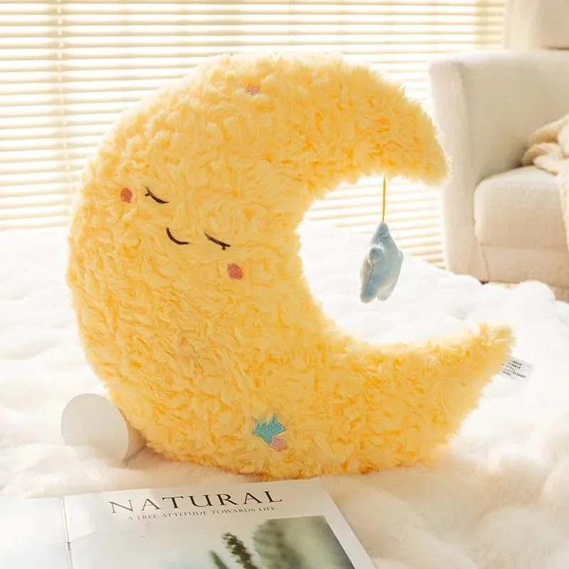 Coussin en peluche arc-en-ciel, mignon, nuage, soleil, lune, étoile, jouet en peluche, décoration de chambre à coucher, poupée, coussin de canapé, 45cm — image 11