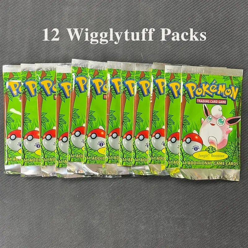 11 Karten/Packung PTCG Booster Packs Ersatzkarte Dschungel/Fossil/Basisset Charizard Blastoise Venusaur PKM Brettspiel-Sammelkarten — image 22