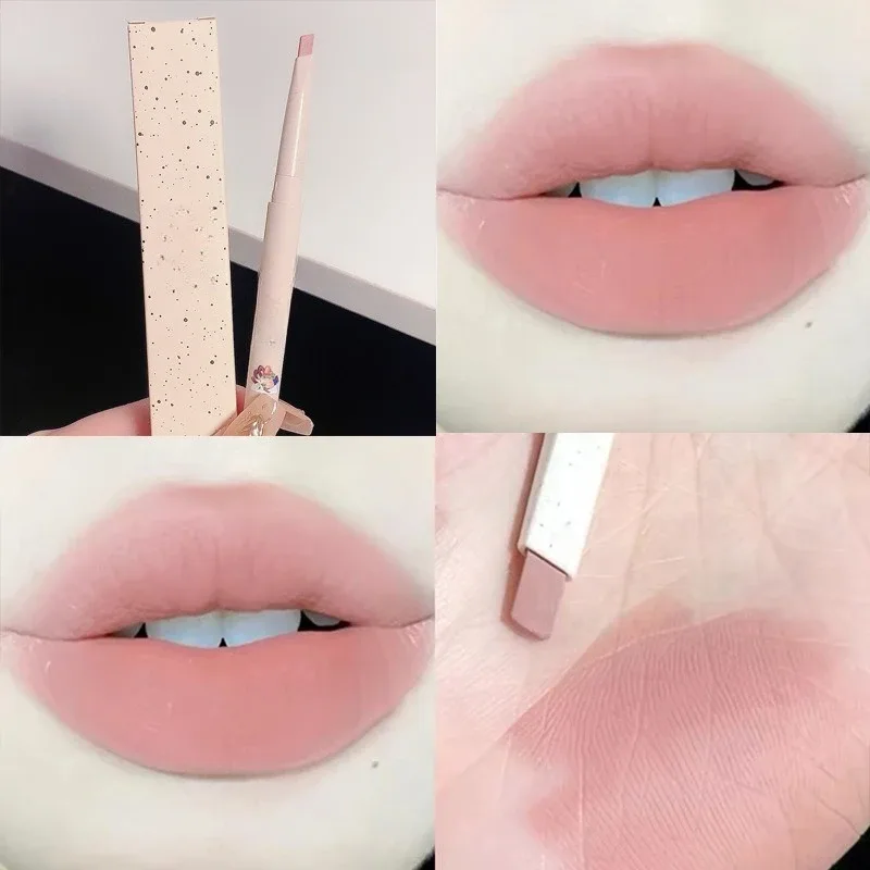 Matte Lip Liner Outline Lips Lipstick Pen Waterproof Long-lasting Color Lip Pencil Lipstick Pen
