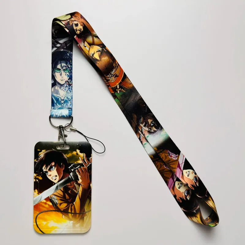 Postacie z anime Etui na karty Smycze Klucze Pasek na szyję Odznaka na kartę Brelok ID Karta kredytowa Okładka na kartę Powiesić linę Smycz lasso — image 3