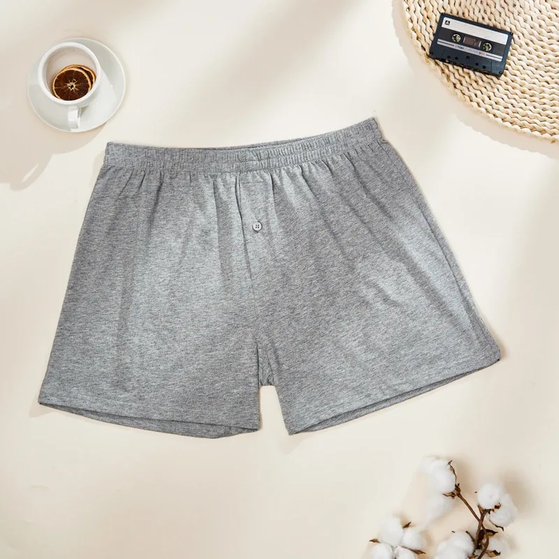 3PCS Cotton Soft Aloe Pants Breathable Comfortable Men's Underwear Home Leisure Loose Men's Panties Soft Seamless Boxer Briefs — image 13