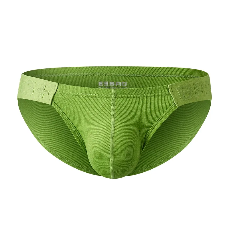 Herrenunterwäsche, einfarbig, niedrige Taille, schweißabsorbierend, großer U-konvexer Beutel, sexy Herren-Slips — image 18