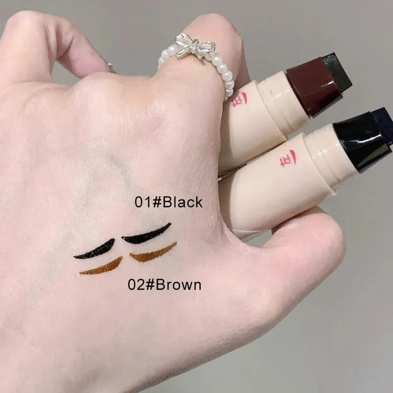 Tampon eye-liner intégré à Double aile imperméable, résistant à la sueur et longue durée, facile à utiliser pour les débutants, pochoir de maquillage paresseux — image 2