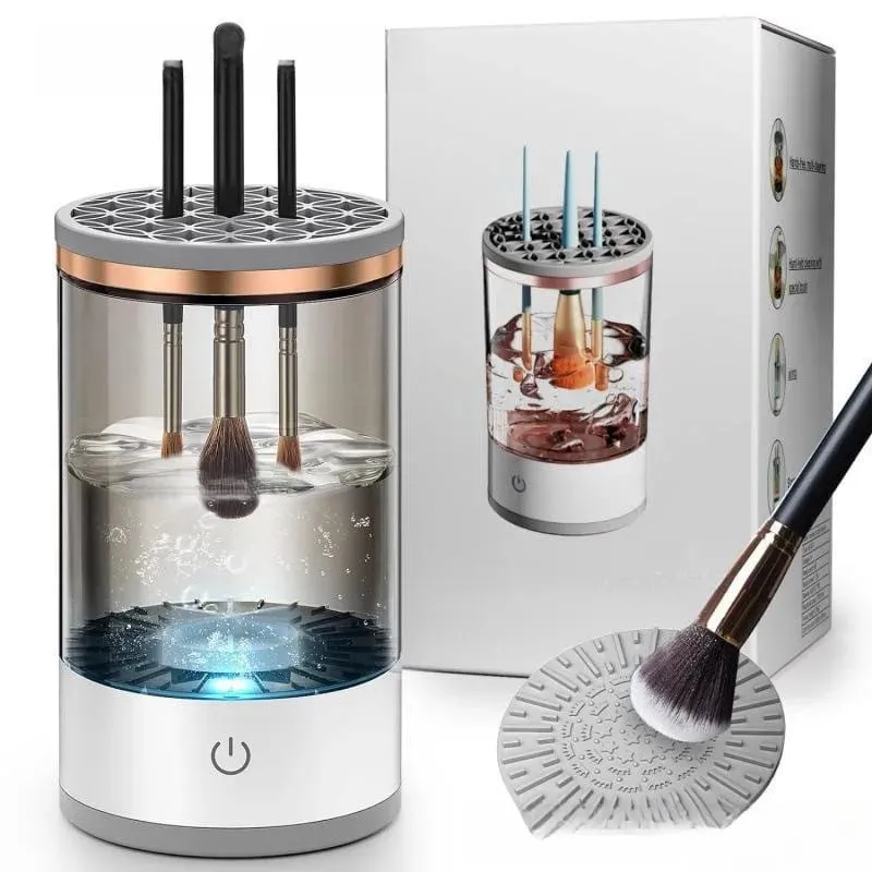 Tragbare Elektrische Make-Up Pinsel Waschmaschine Touch Timing Panel Schnelle Saubere Luft Dry Fit Pinsel Desktop Schönheit Werkzeug Reiniger
