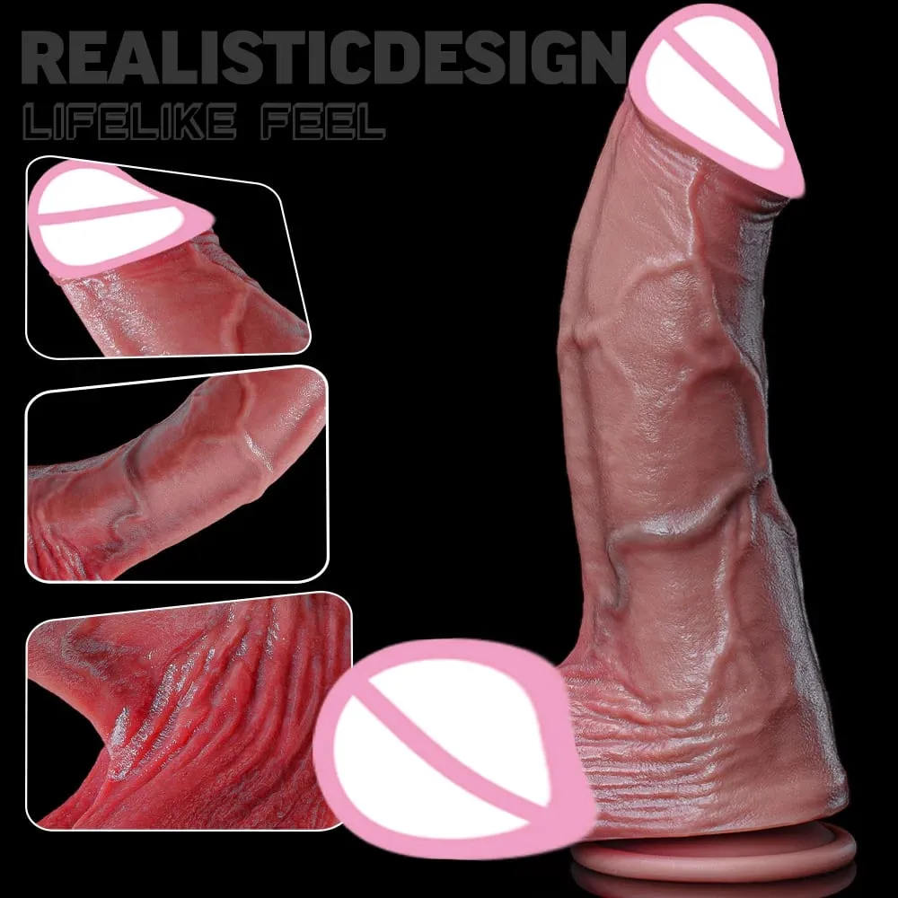 Huge Realistic Dildo Fantasy Long Penis Big Dick Suction Cup Dildos Vagina Massager Giant Anal Plug Sex Toys For Women Men — image 2