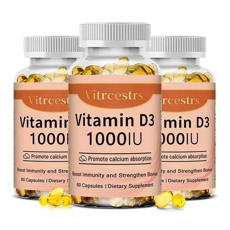 Vitamin D3 1000iu for Immune Support Healthy Muscle Function and Bone Health - Non-GMO Gluten Free 120 Vegetable Capsules — image 9