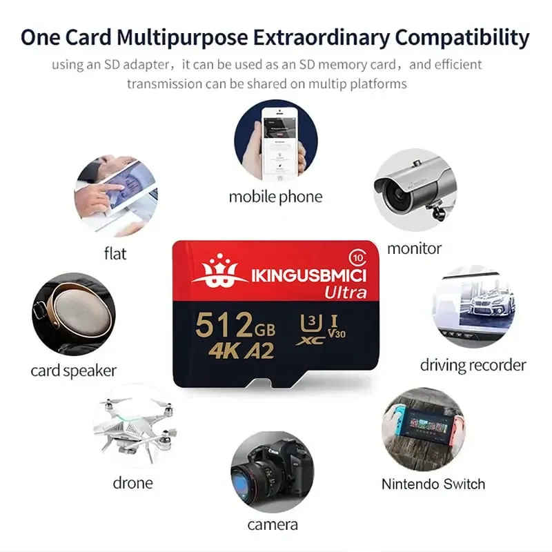 Memória de qualidade confiável 32/64/128/256/512gb mini smartphone durável alta micro original 10 cartão flash classe tf qualidade rápido u3 — image 3