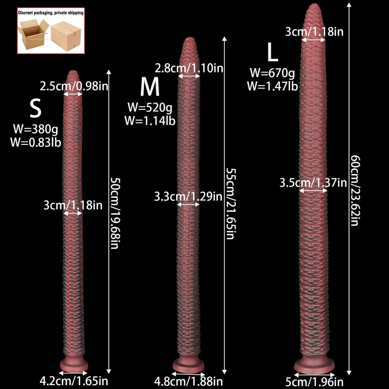 ยาว 55 ซม.ปลั๊กฟักทองDildoลึกAnal Whipนุ่มAnal Plugของเล่นสำหรับผู้ใหญ่Monster Dilator Anal Dildo Stimulatorผลิตภัณฑ์ — image 13