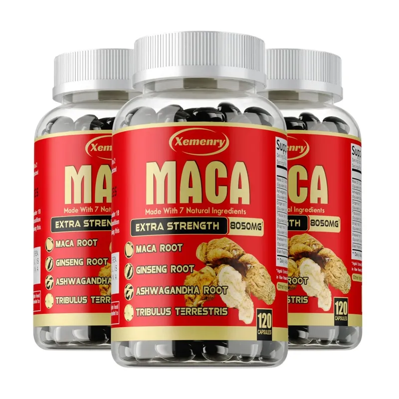 Maca-Wurzel-Kapseln – mit Ginseng und Ashwagandha zur Unterstützung der Energieausdauer und zur Verbesserung der Muskelmasse — image 11