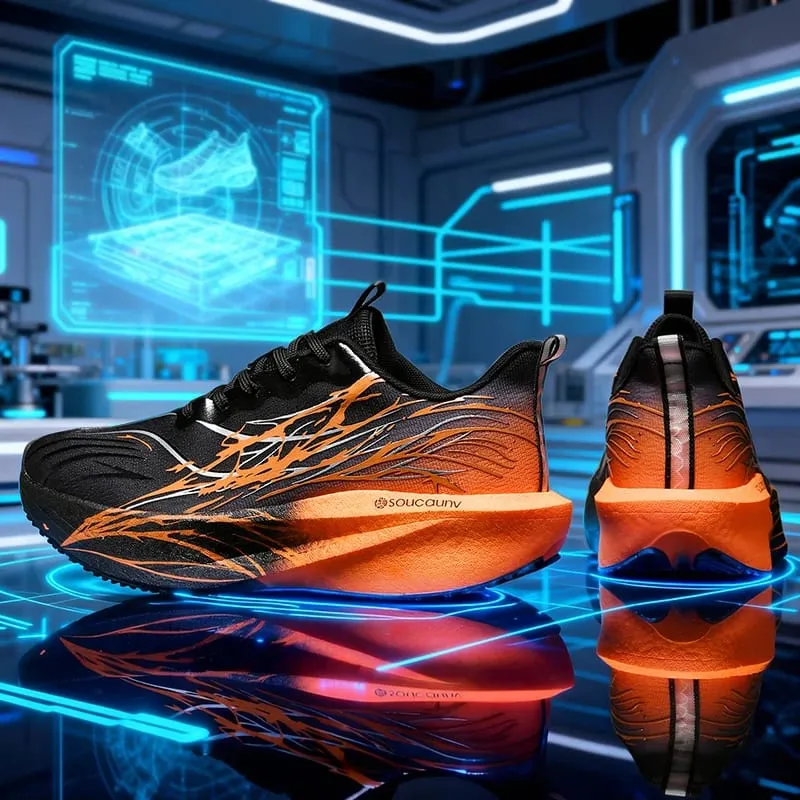 Lekkie męskie trampki do biegania Carbon Board Specjalistyczne maratonowe sportowe buty do chodzenia Męskie damskie sportowe antypoślizgowe tenisówki — image 6