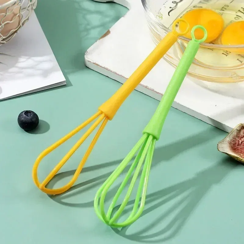 Küche Zubehör Ei Hand Mixer Schneebesen Kunststoff Kochen Werkzeuge Creme Backen Mehl Mixer Ei Werkzeug küche Gadgets 1PC — image 6