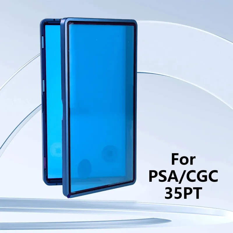 อลูมิเนียมเกรดการ์ด Protector สำหรับ PSA/CGC Slab UV & Scratch Resistance Trading Card ผู้ถือจอแสดงผลแม่เหล็กกล่อง — image 10