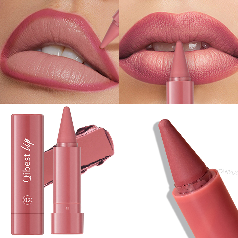 Twist Up Lip Liner Penna per rossetto Fard in polvere multiuso Velluto opaco Contorno labbra impermeabile Tazza antiaderente Lip Rouge Trucco — image 8