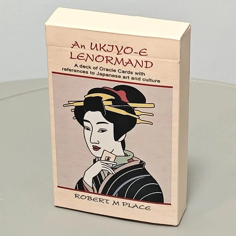 An Ukiyo-e Lenormand Oracle การ์ด 36 ชิ้นญี่ปุ่น Ukiyo-e สไตล์ Divination Tarot Deck Fortune Telling Oracle การ์ด — image 1