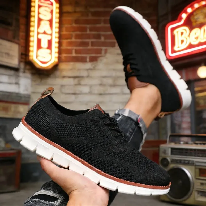 Scarpe da ginnastica causali da uomo all'aperto Leggere e traspiranti Mesh Morbide scarpe da passeggio vendute Comode scarpe alla moda ammortizzanti per uomo — image 13