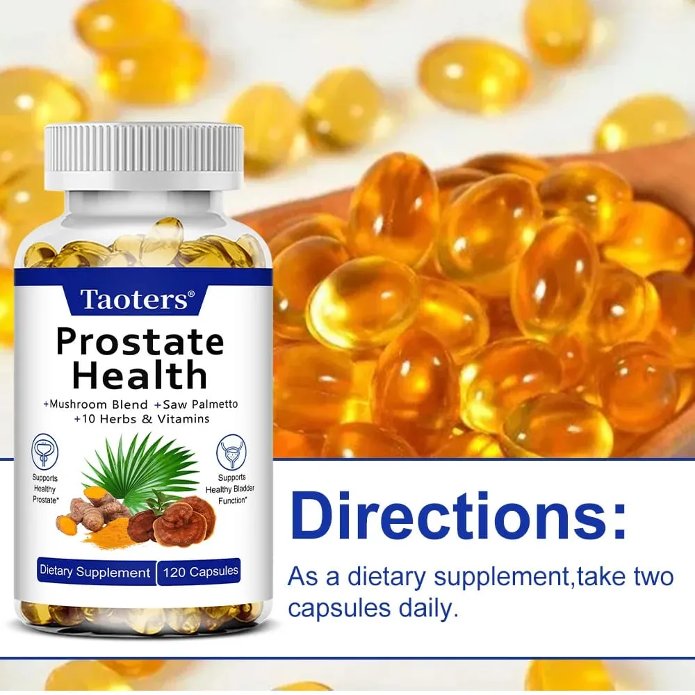 Saw Palmetto Prostate Support - Maintain Urinary Tract Health Reduce Frequent Urination Promote Hair Growth Immune Support — image 2