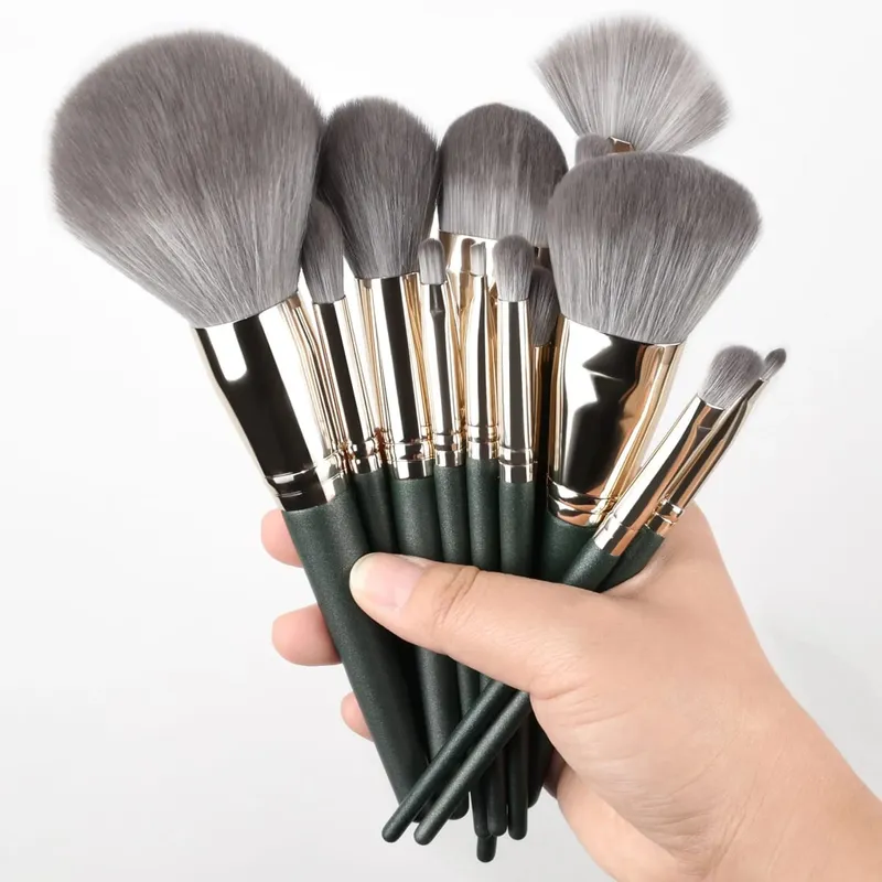 10-teiliges Set Make-up-Pinsel-Werkzeug-Set, kosmetisches Pulver, Lidschatten, Foundation, Rouge, Blending, Schönheit, Maquiagem, Beauty-Set für Party — image 12