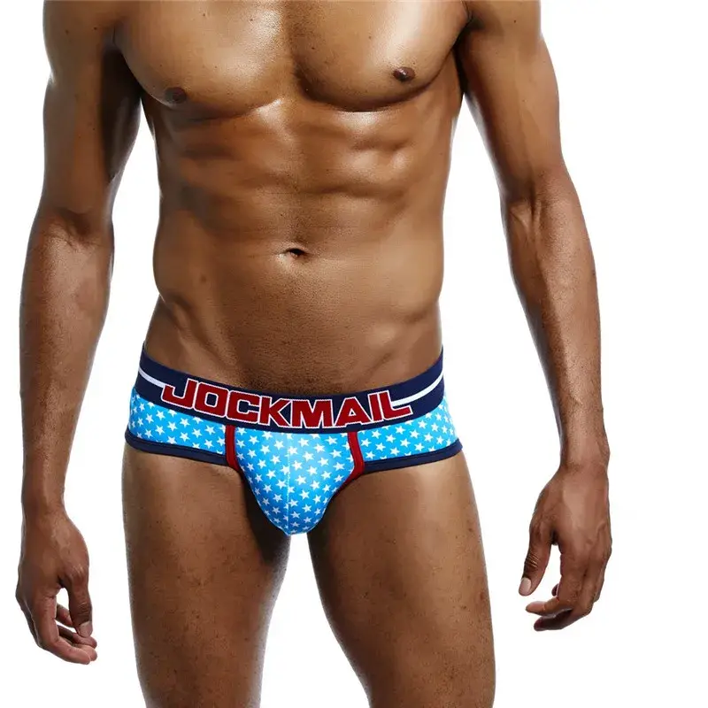 Men Underwear Briefs Cotton Printed Sexy Men Boxer Brief Slips Cueca Masculina Panties Calcinha Calzoncillos Hombre Breathable — image 12