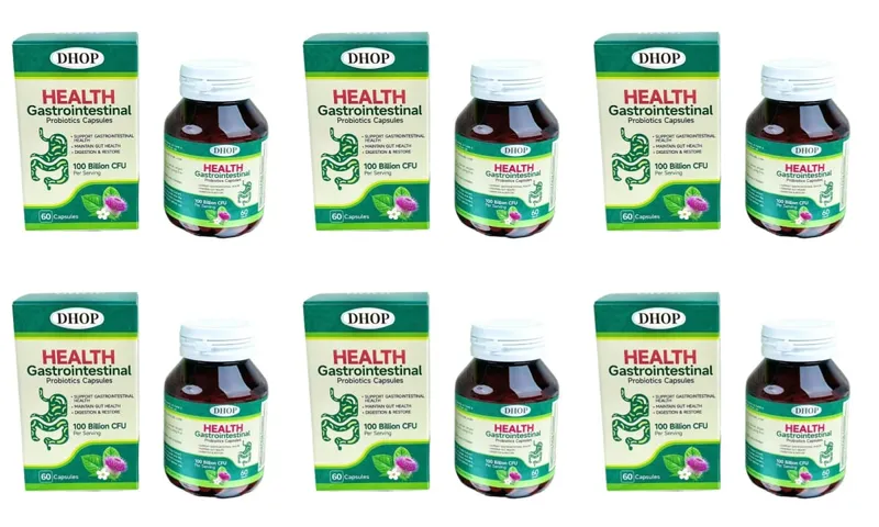 Gastrointestinal Probiotics Capsules Support Gut Health with Vitamin C and Vitamin E Diet Fiber 100 Billion CFU 60 Capsules — image 10