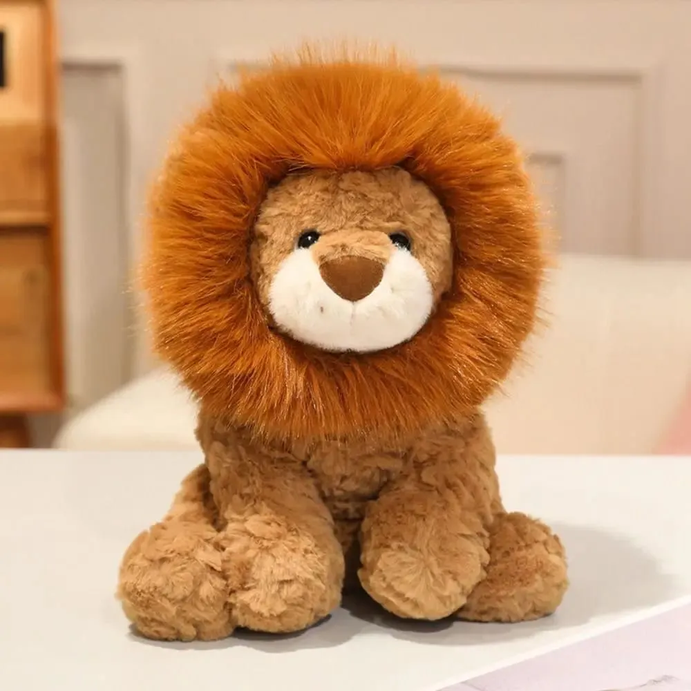 Creative Gift Soft Lion Stuffed Animal Plush Pillow Cute Emotional Support Stuffed Animals Plush 13.8inch Plush Toy — image 3