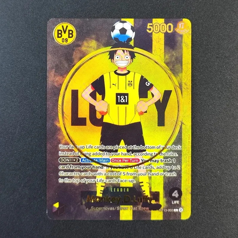 DIY OPCG ONE PIECE CARD Monkey.D.Luffy Ace (010) (Dodgers x ONE PIECE) EB02-010 One Piece โปรโมชั่นอะนิเมะการ์ดภาษาอังกฤษฟอยล์ — image 9