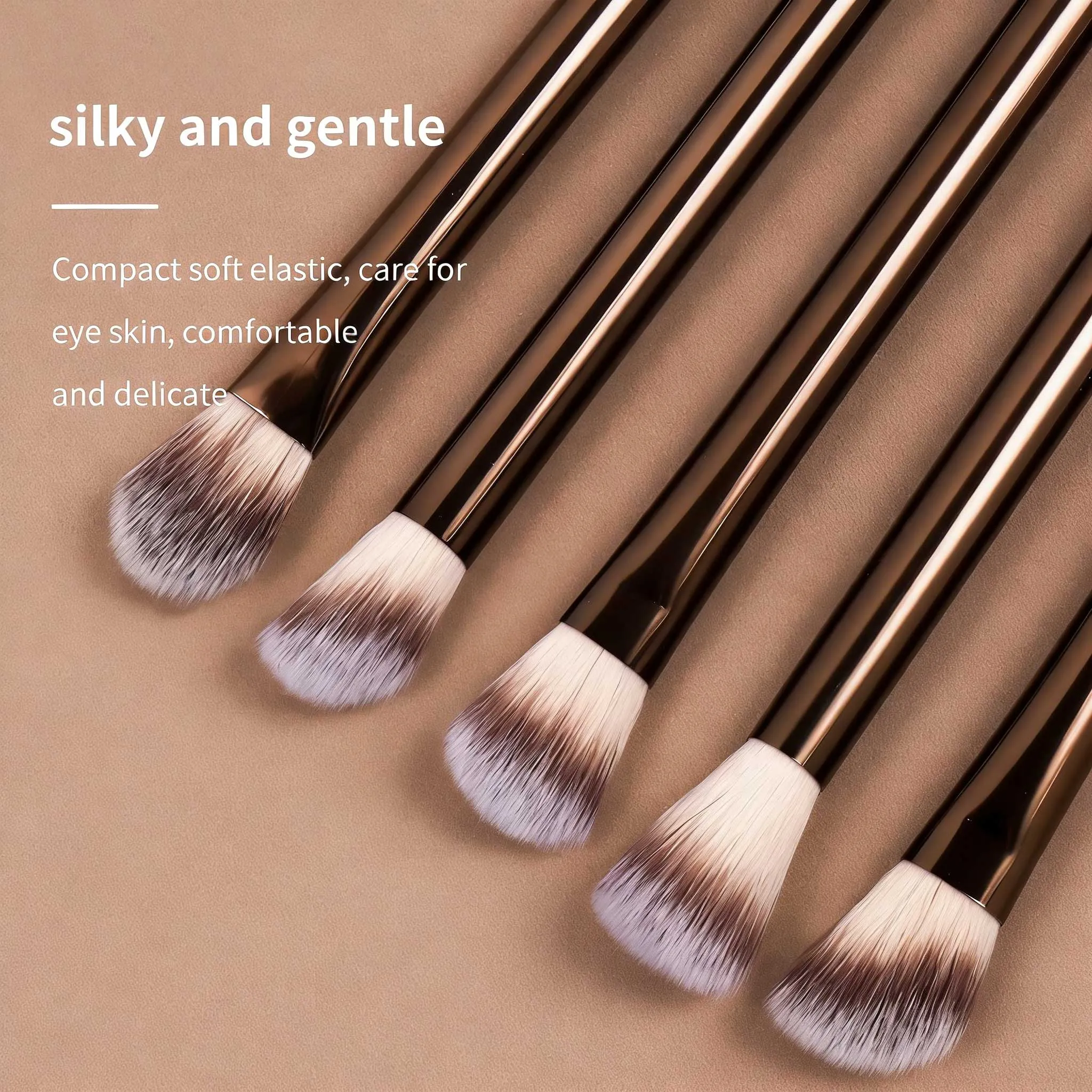 Multifunctionele oogmake-upborstelset Professionele oogschaduwmenging Concealer Wenkbrauw-eyelinerborstels Cosmetische schoonheidsmake-up — image 5