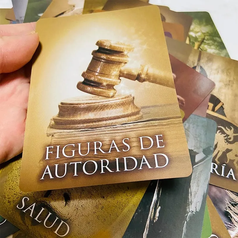 Kartu Oracle Kehidupan Masa Lalu 44 Buah Permainan Papan Edisi Spanyol Oracle Deck — image 3