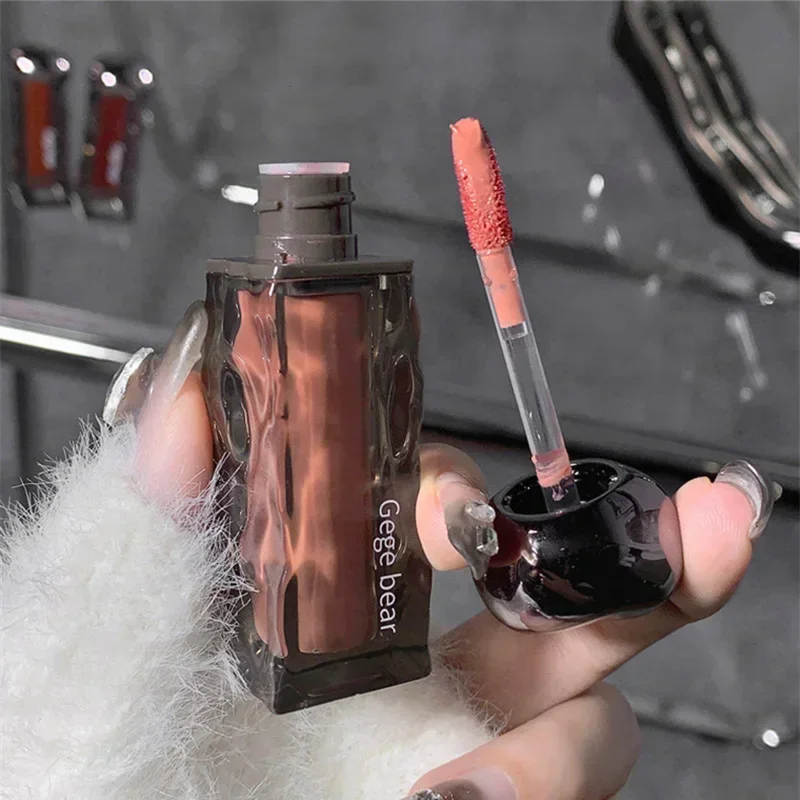 Transparentes, wasserglänzendes, orangefarbenes Lipgloss, rotes Spiegelgelee, flüssige Lippenstifte, feuchtigkeitsspendende, langanhaltende Lippentönungsfleckenkosmetik — image 6