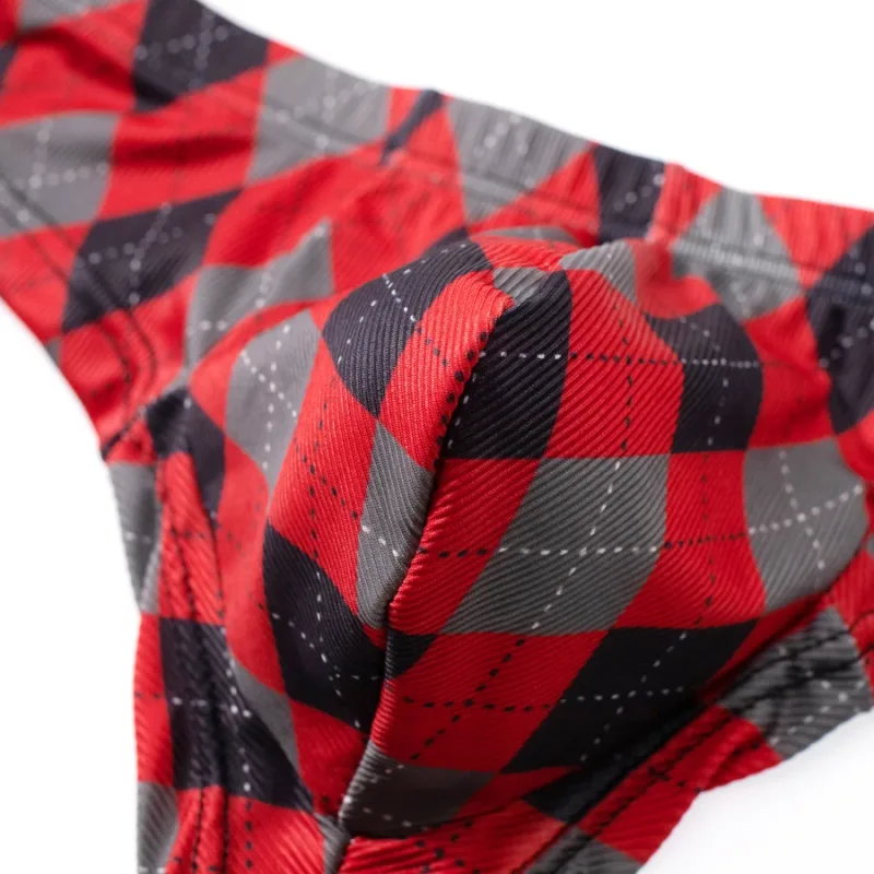 4pcs Breathable Plaid Thin Sexy Man's Underwear Briefs Quick-drying Men's Briefs Bikini Gay Underwear Men's lingerie Sexi Y32 — image 10