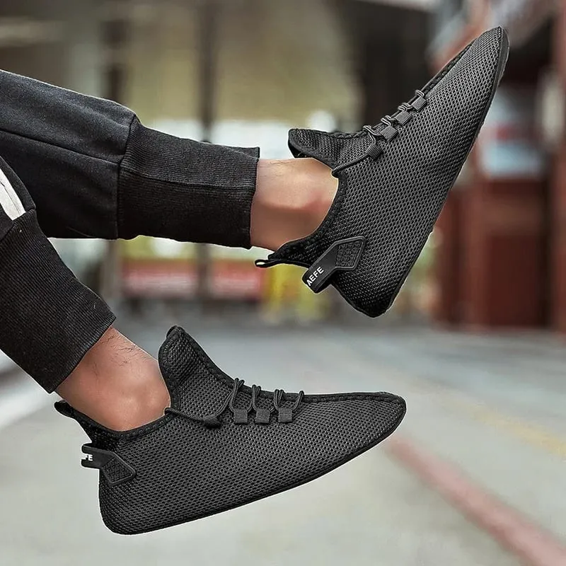 Mens Casual Shoes High Quality Lightweight Running Shoes Man Sneakers Lace Up Flats Shoes Male Outdoor Sports Tennis Shoe — image 4