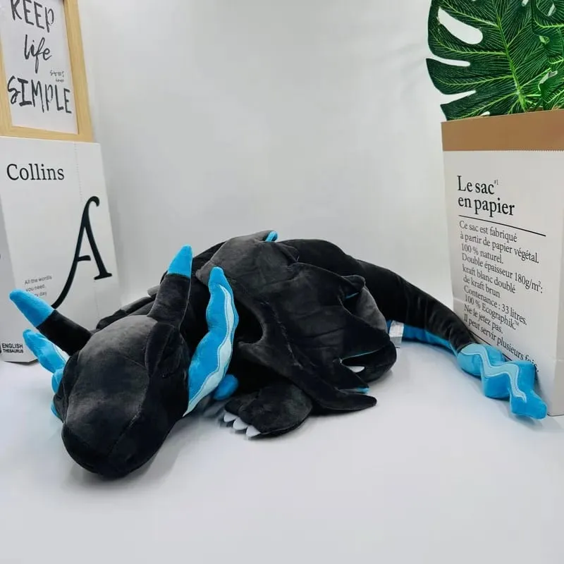 Nové velké 48cm modré plyšové panenky Charizard na spaní Super měkký Pokémon Anime Plyšový polštář na podlahu/pohovku — image 4
