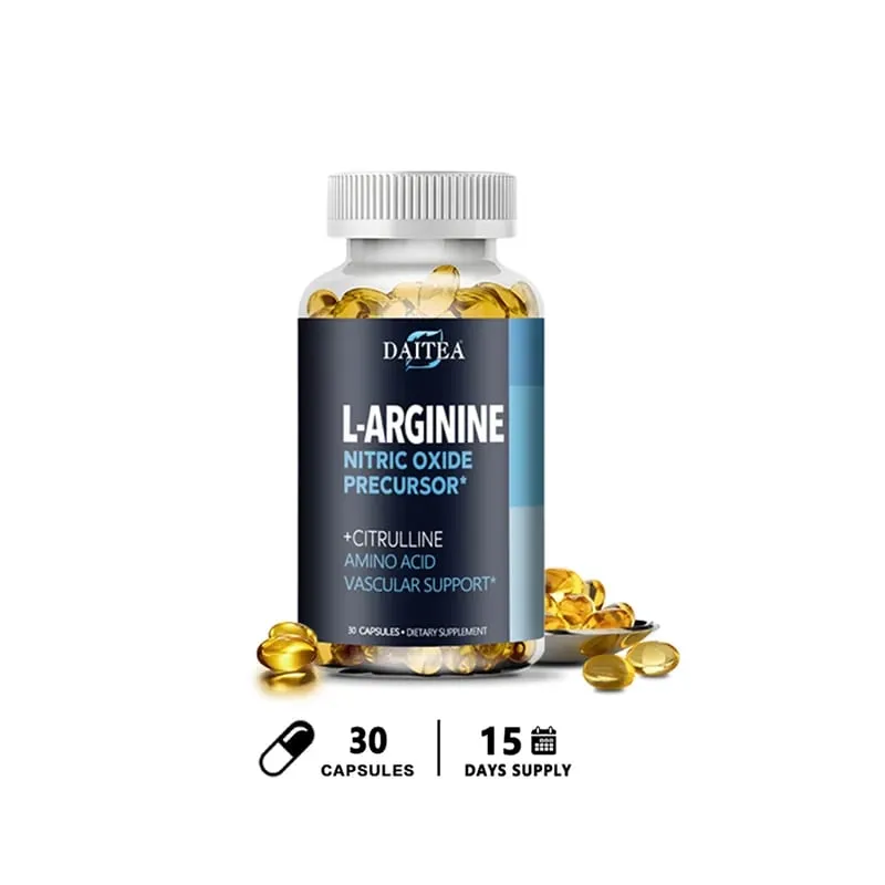 Supplément Daitea L-Arginine - Pour la force énergétique et le soutien de l'endurance pendant l'exercice | Masse musculaire sans OGM — image 9